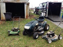 Lawn Mower Repair Service - Before